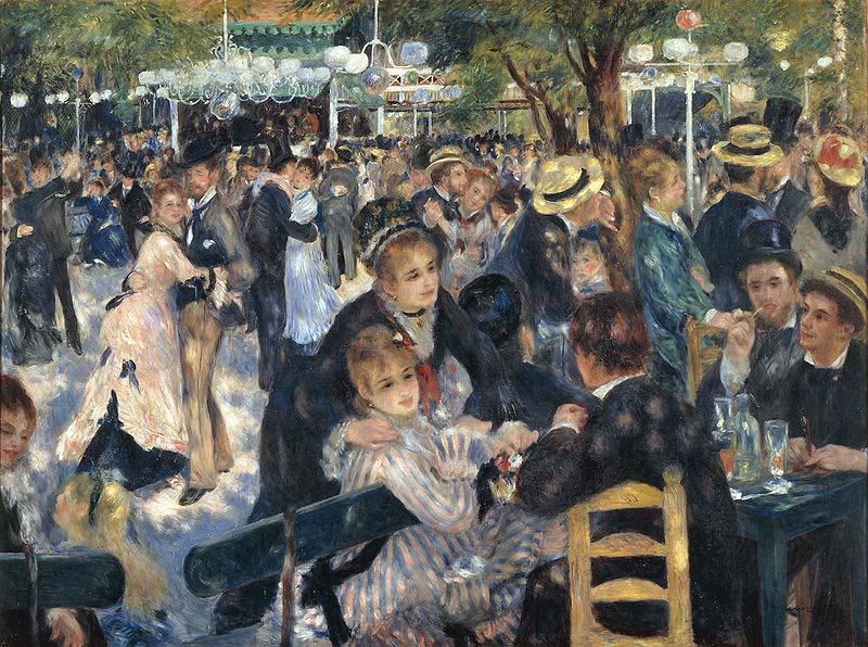 Pierre-Auguste Renoir Dance at Le Moulin de la Galette oil painting image